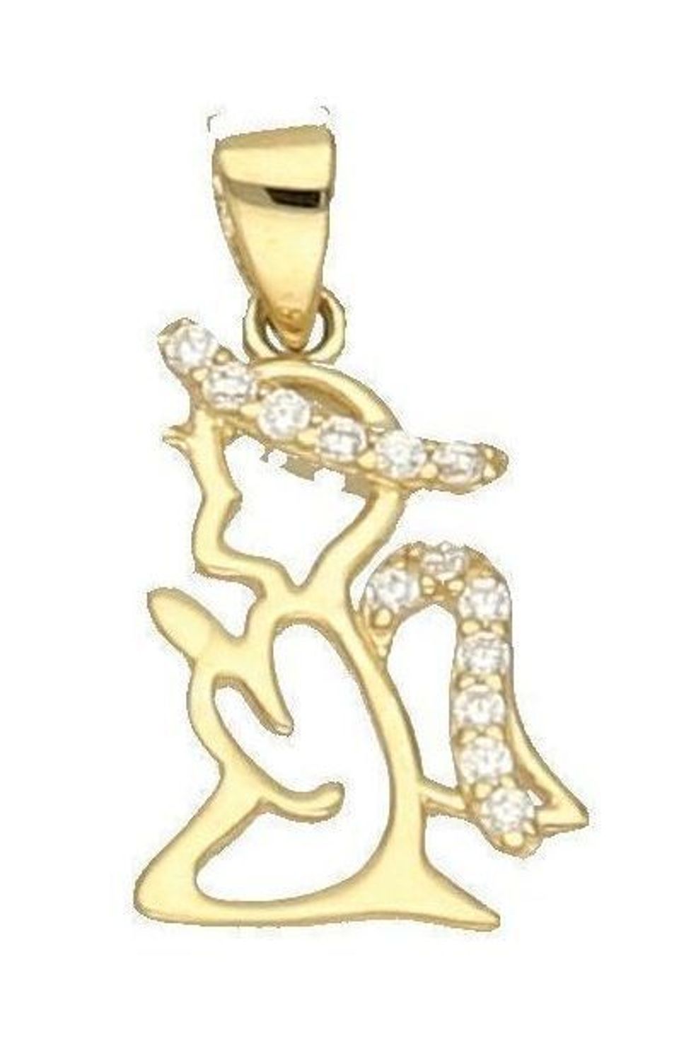 Złota zawieszka aniołek ZA3221 15.jpg